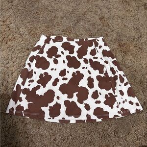 Altar'd State Brown and White Patterned Maxi Skirt